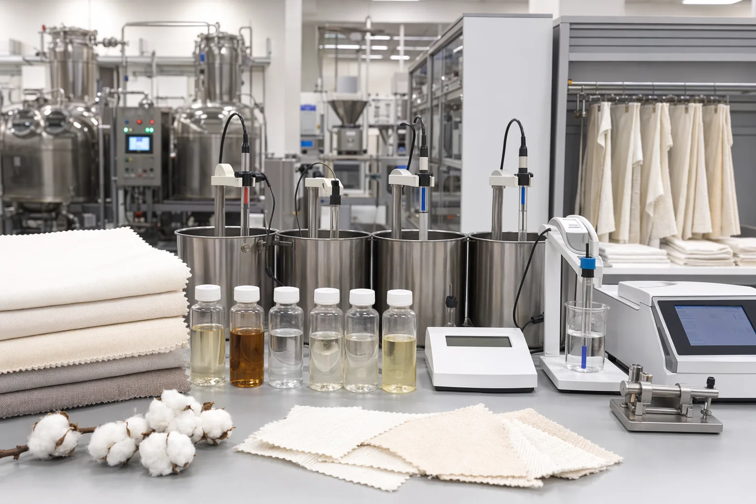 Enzym Cellulase Dosage, pH, and Temperature in Textile Biopolishing